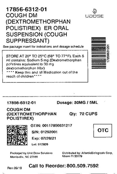 17856 6312 01 label